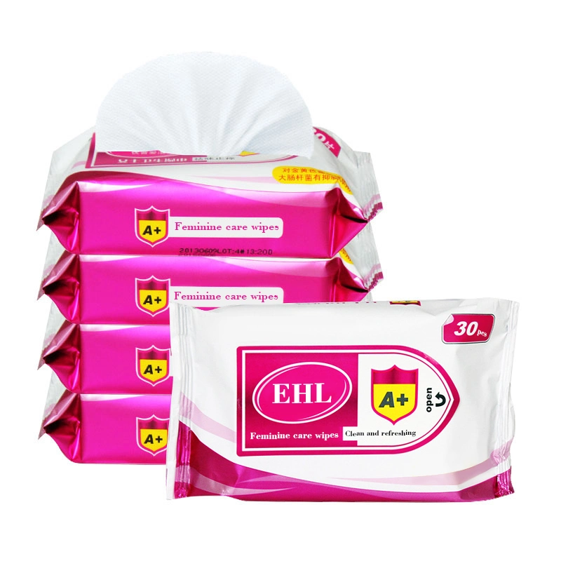 New 30PCS/Pack Biodegradable Female Vaginal Clean Medical Hygiene Wipes