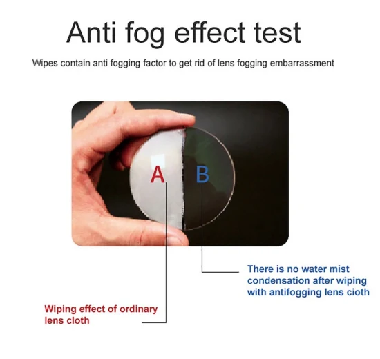 Reusable Anti Fog Wipes Nano Magic Dry Anti Fog Wipes