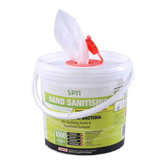Special Nonwovens Tube Package 99.999% Antibacterial Cleaning Disinfection Wet Wipes for Multi