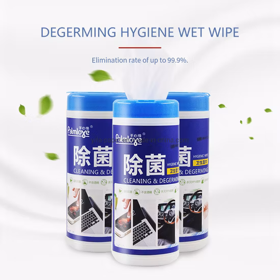 Disposable Barrel Packing Hygiene Disinfection Wet Wipes